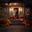 Kit 3 Pzas Decoración Payaso Halloween Puerta Ventana