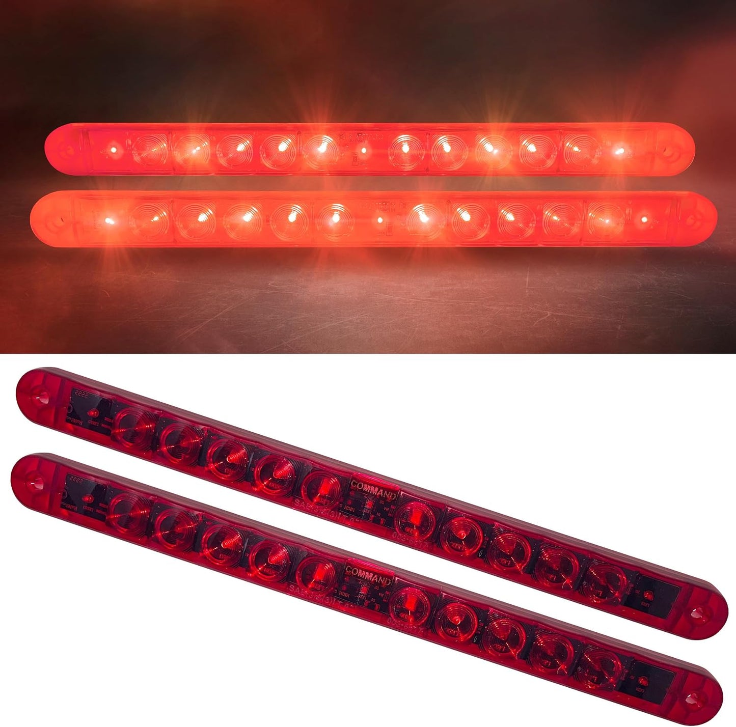 Set luces LED 12V superficie freno giro trasera RV