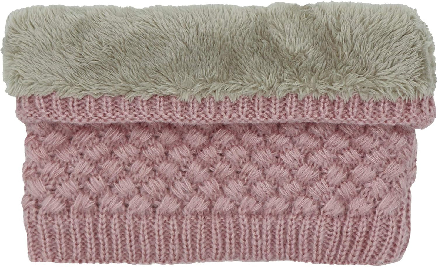Bufanda cuello punto forro polar invierno unisex
