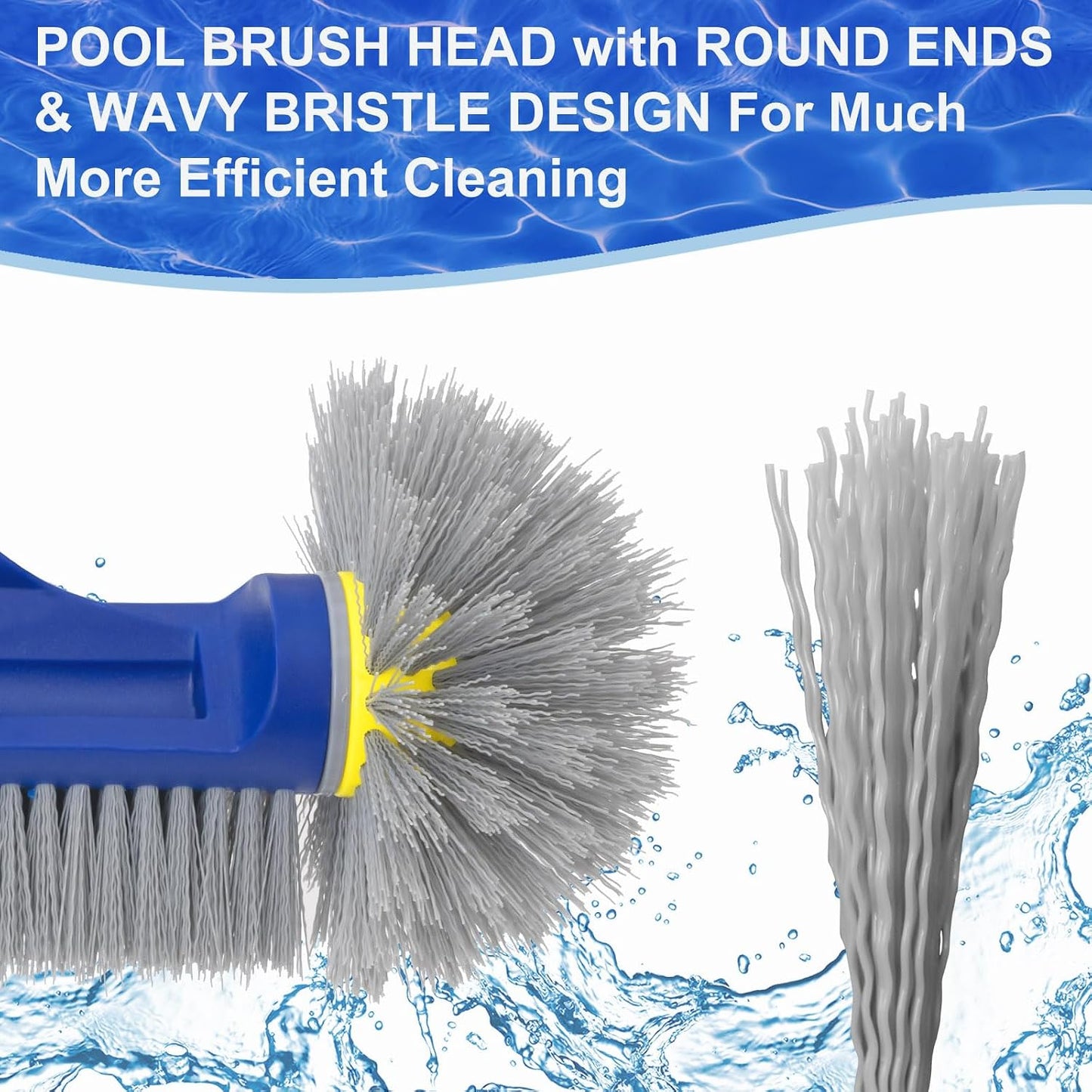 Cepillo piscina 12.5" para enterradas/suelo spa