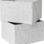 Set 2 cestas zoológico 10x9x6" plegable