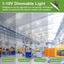 Luz LED bahía 240W 5000K regulable IP65