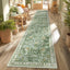 Alfombra pasillo 2x12ft antiderrap boho