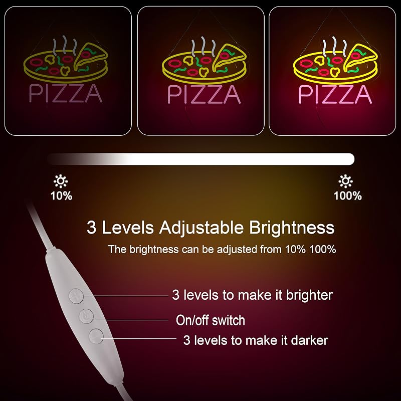 Letrero neón LED regulable USB para decoración