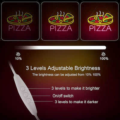 Letrero neón LED regulable USB para decoración