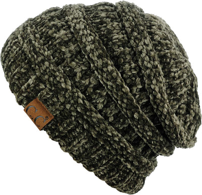 Gorro de punto grueso suave y cálido