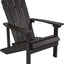Silla Adirondack poliresina gris pizarra