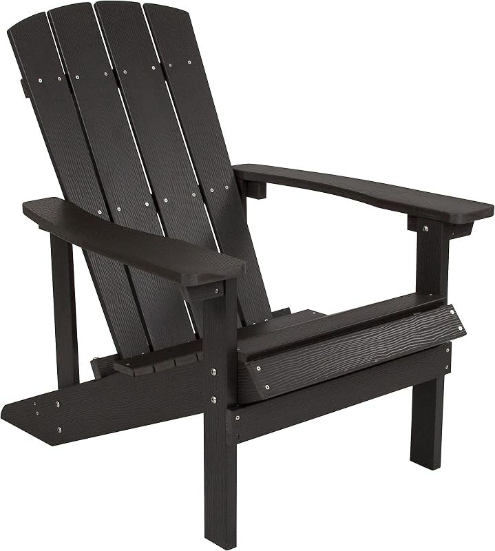 Silla Adirondack poliresina gris pizarra