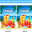 Bandera jardín diseño zumo frutas 12x18"