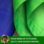 Bandera Brasil 3x5ft doble cara nailon 210D resistente