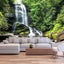 Papel tapiz 151x105" cascada bosque tropical dormitorio sala