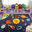 Alfombra educativa coches juguete solar 5x7