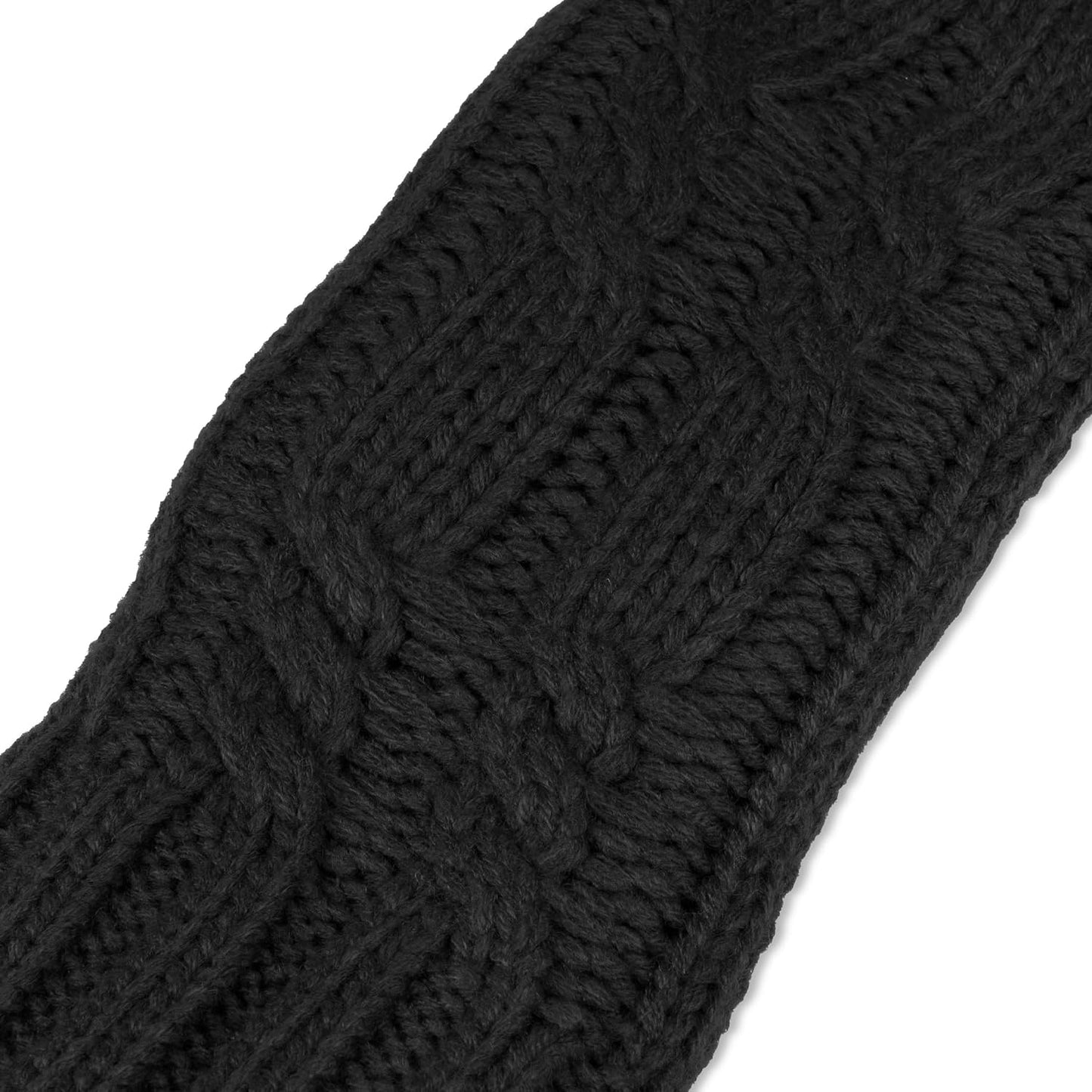 Guantes tejidos gruesos para frío con forro suave