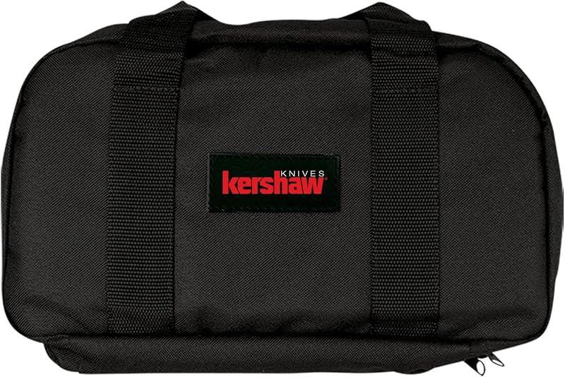 Bolsa cuchillos 13x7.5" nylon negro 8 bolsillos