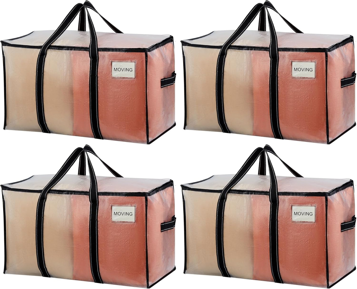 Cajas almacenamiento mudanza set 4 transparente
