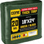 Lona polietileno 18x24ft resistente UV impermeable