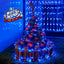 200 Luces LED Azules para Árbol Navidad 66ft 8 Modos