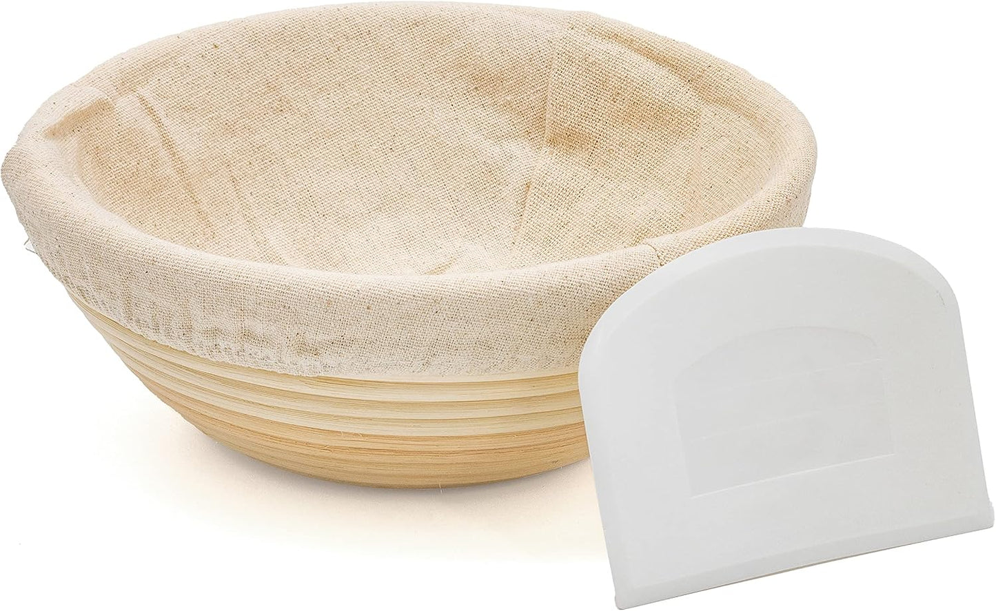 Cesta hornear pan con raspador