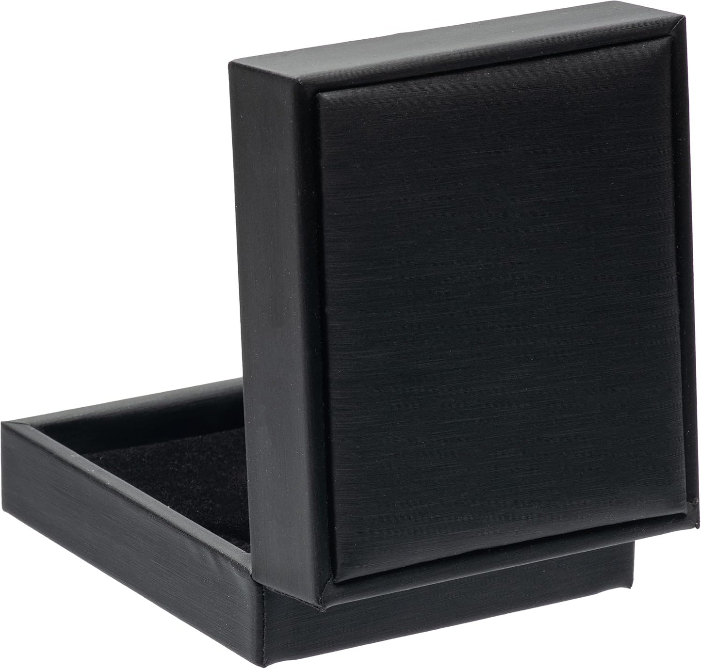 Caja gemelos piel sintética 3 Uds color negro