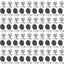 80 Clips Magnéticos Fuertes para Nevera Oficina 1.18x1.53pulg