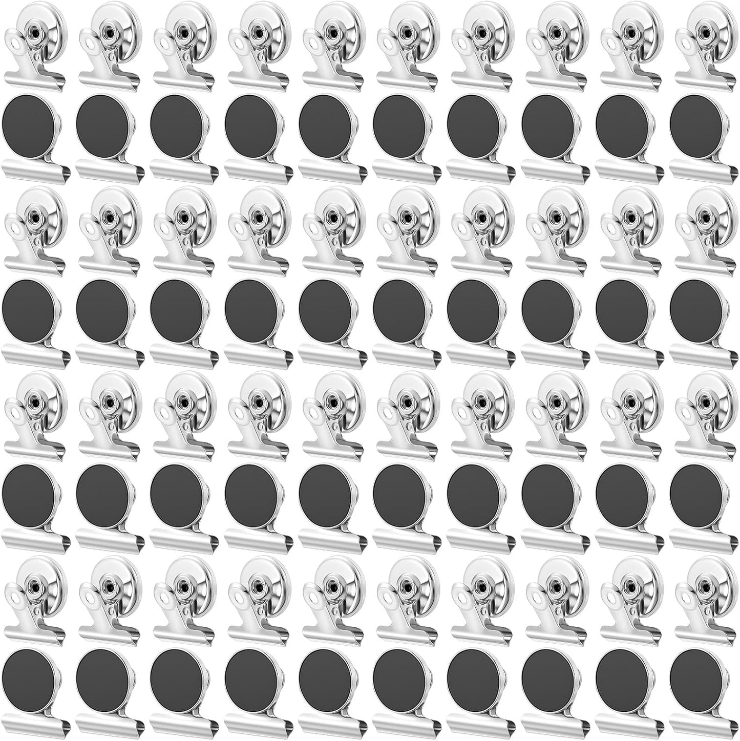 80 Clips Magnéticos Fuertes para Nevera Oficina 1.18x1.53pulg