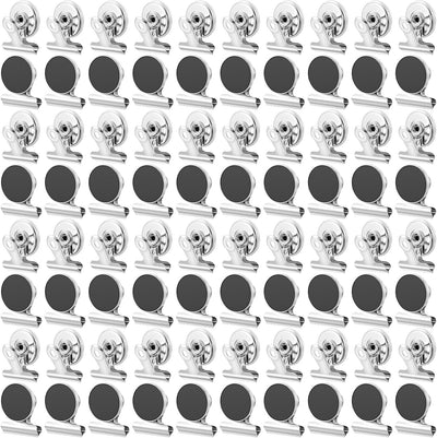 80 Clips Magnéticos Fuertes para Nevera Oficina 1.18x1.53pulg