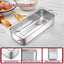 Molde acero inox 12x5pulg para pan, pastel, lasaña