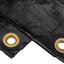 Lona polietileno negra resistente 15x15ft 6oz