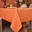 2 Manteles Rectangulares Poliéster 54x54pulg Color Naranja
