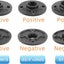 Brida piso negra 1/2pulg hierro maleable vintage set 30