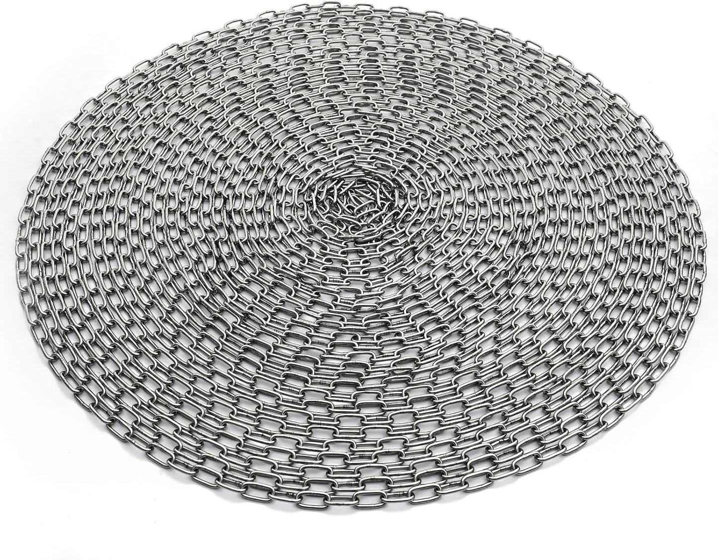Cadena acero inox 304 5/64pulg 100ft para colgar plantas perros