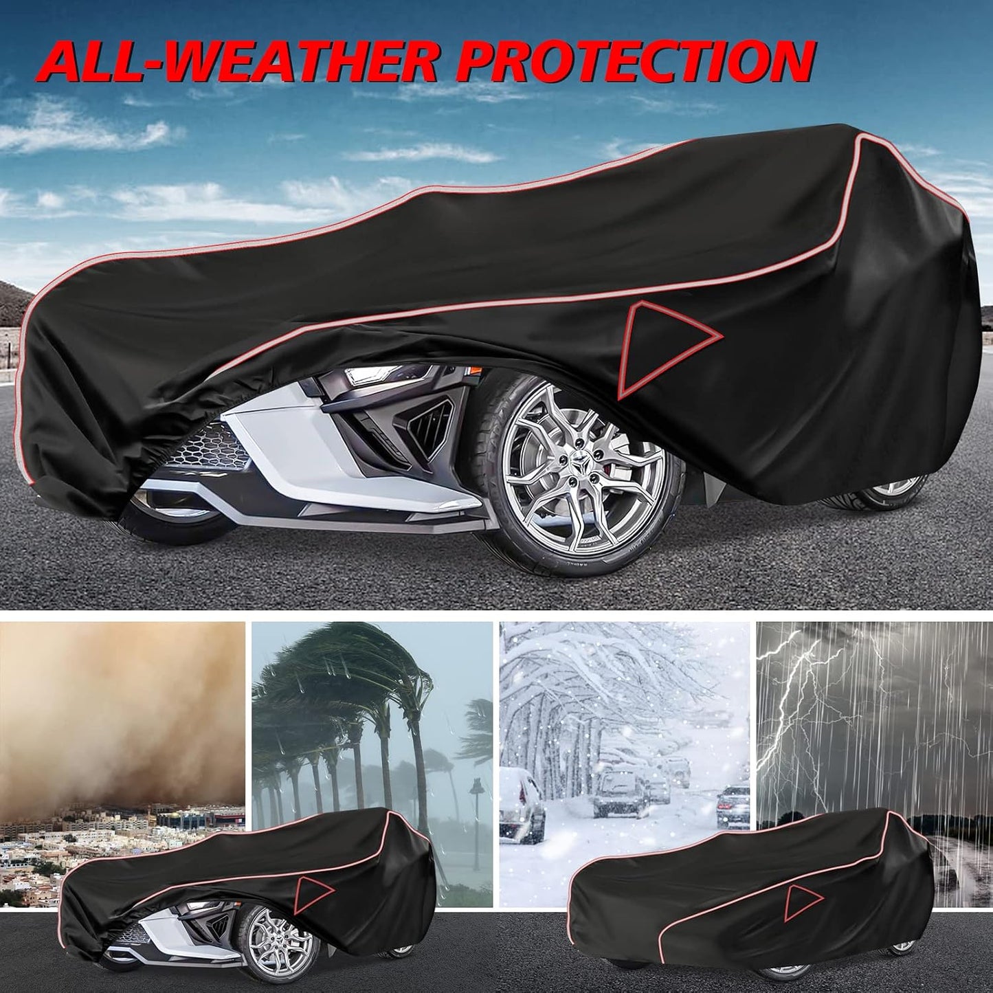 Cubierta Polaris Slingshot impermeable UV resistente