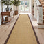 Alfombra pasillo yute 2x7pulg antiderrap interior cocina