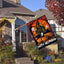 Bandera Halloween 28x40" fantasmas doble cara