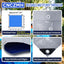 Lona polietileno 16x16ft 10mil color plateado reforzada