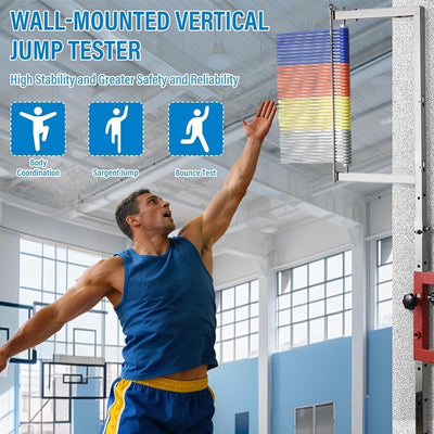 Probador salto vertical ajustable pared 47-138"