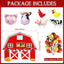 Kit decoración Halloween auto 42pzas cerdo pato globo vaca
