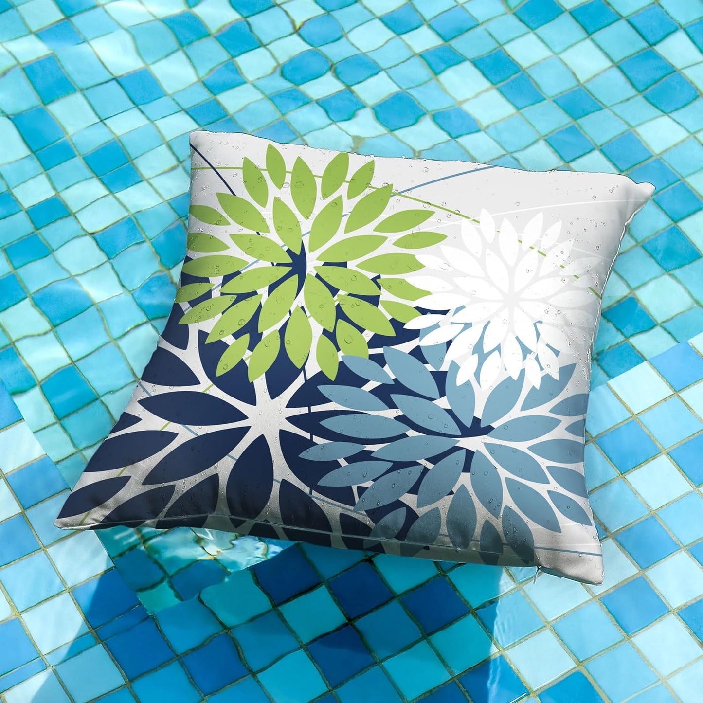Fundas cojines exteriores 18x18" set 2 impermeables