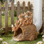 Escultura decorativa conejo para canalón 3x4pulg