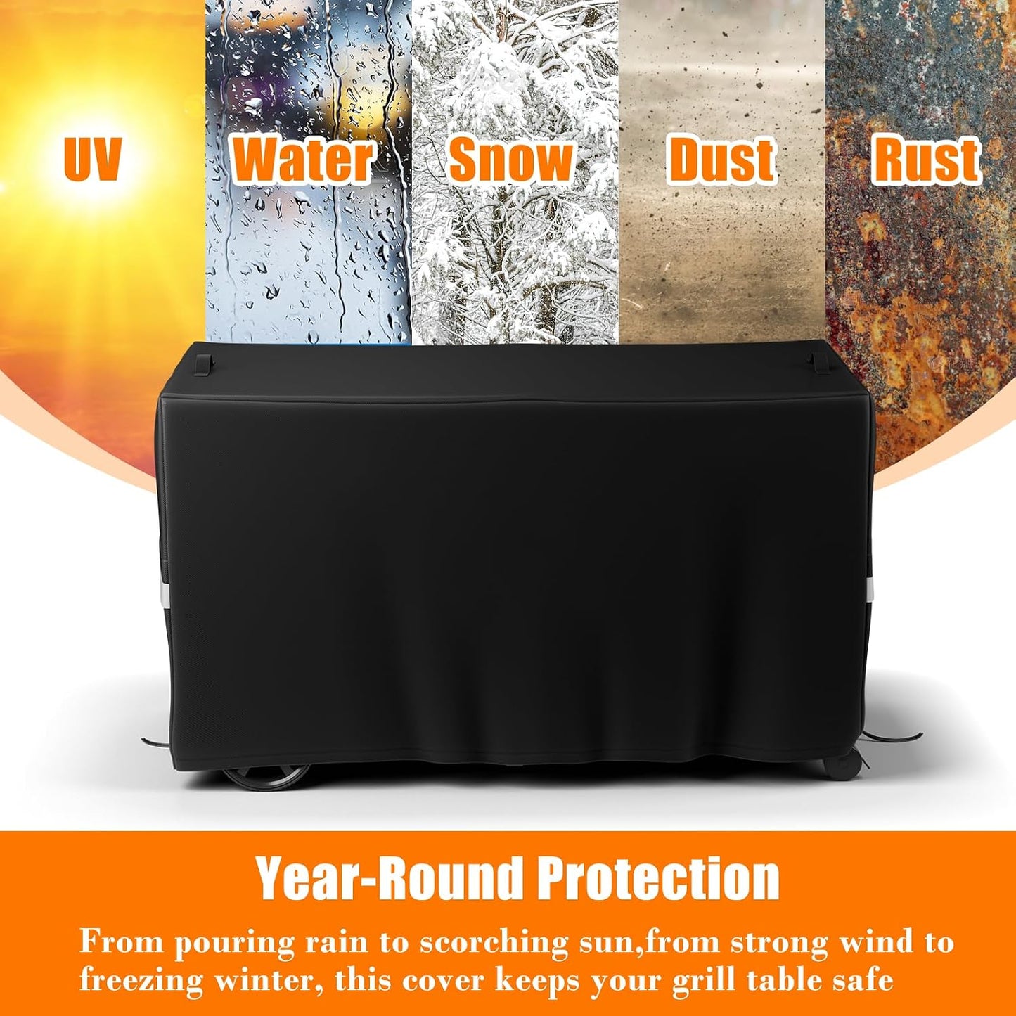 Funda mesa preparación Keter Unity XL 53" impermeable