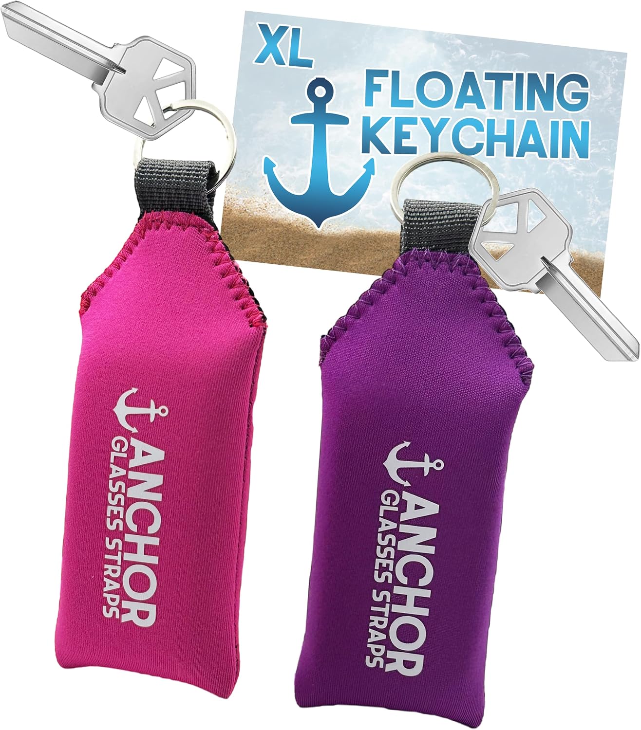 Cadena llaves flotante XL 12 llaves alta visibilidad