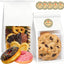 Bolsas de pan con ventana para galletas, muffins y brownies 50 piezas