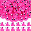 100 Mini Figuras Resina Flamenco Jardín Decoración