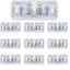 Set 10 luces LED 12V para RV con interruptor luz neutra