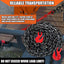 Cadena remolque 1/2" 16ft 12000lb ganchos rojos