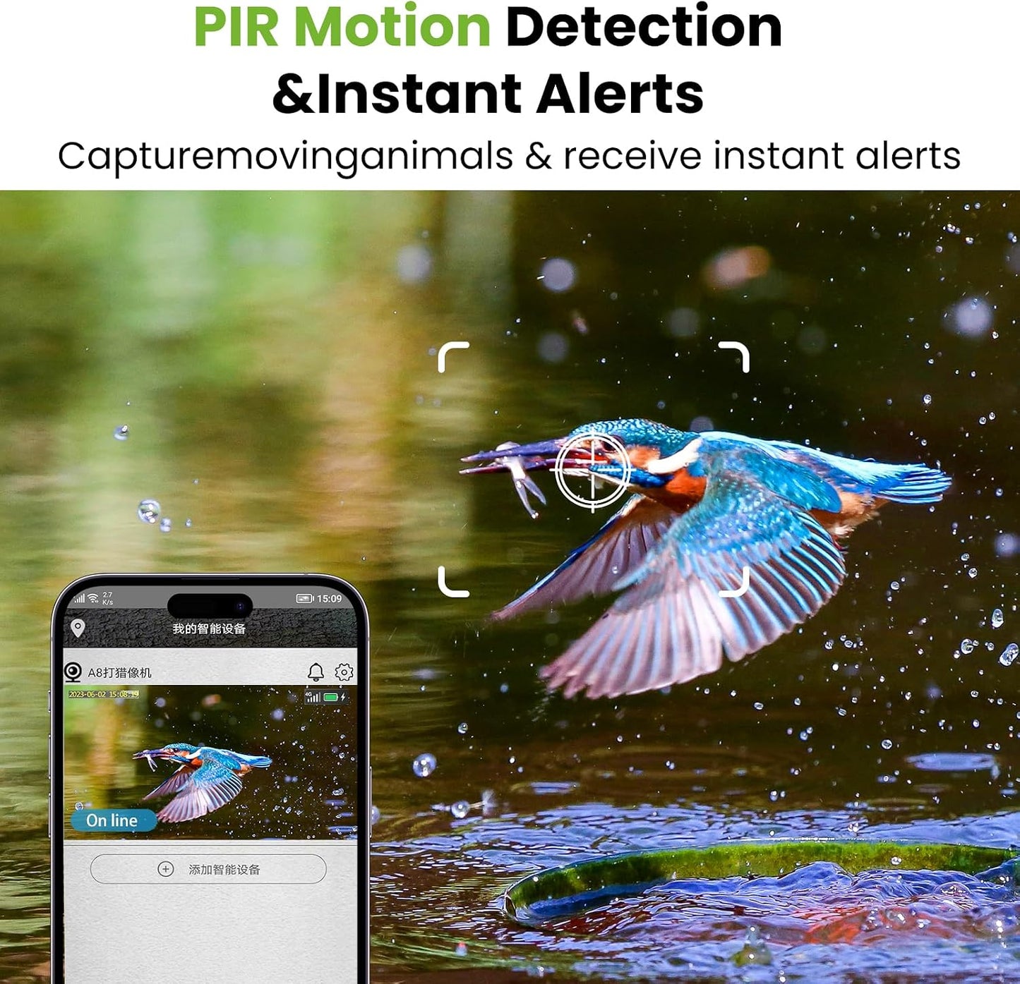 Cámara 4G LTE visión nocturna HD impermeable IP65 2K