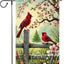 Bandera jardín 12x18" doble cara rústica floral