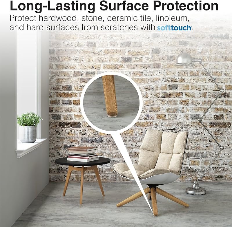 Almohadillas fieltro para muebles protegen suelos madera dura