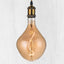 Bombilla LED Edison Vintage A165 Vidrio Ámbar 2200K 6W E26