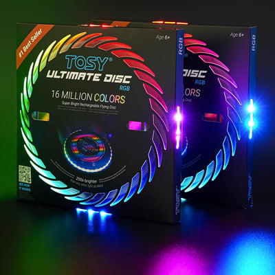 Disco LED RGB 108 o 36 luces camping regalo